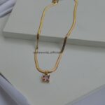 Pink Crystal Snake Chain