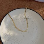 Small White Crystal Snake Chain