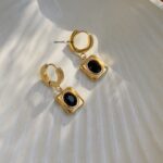 Black Crystal Earrings