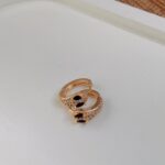 Black Eye Snake Earrings