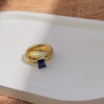 Blue Crystal Viper Ring