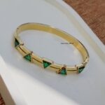 Green Triangle Crystal Bracelet