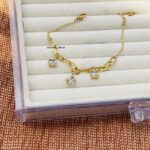 Diamond Crystal Link Chain Bracelet