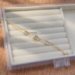 White Crystal Chain Bracelet