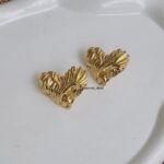 Heart Earrings Big Size