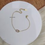 Pink Crystal Adjustable Bracelet