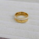 Crystal Studded Band Ring