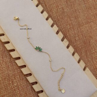 Green Tiny Crystal Bracelet