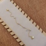 Tiny White Eye Crystal Bracelet