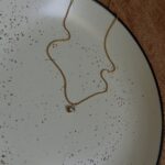 Tiny White Crystal Necklace