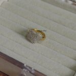 Studded Heart Ring