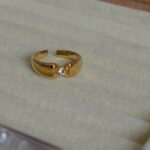 White Crystal Ring