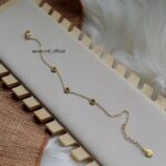 Green Tiny Round Crystal Bracelet