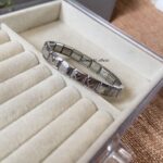 Silver Tone Heart Charm Bracelet