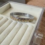 Heart Dual Tone Bracelet