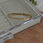 Serpent White Crystal Bracelet