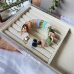 Multicolor Marble Charm Bracelet