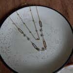 Link With Pearl Layered Necklace