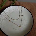 Ball Chain With Flower Layered Necklace